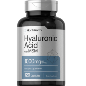 Acido hialuronico	, Com MSM, 1000mg, 120 Cápsulas, Horbaach