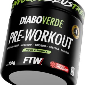 FTW Pré Treino Diabo Verde Pote 150g
