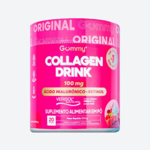 Gummy Collagen Drink, 100mg, Colágeno  Sabor Cranberry com Pitaya, 200g