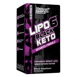 Lipo 6 Black KETO, Fórmula Avançada, 60 Cápsulas, Nutrex