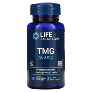 TMG, Trimetilglicina, 500 mg, 60 Cápsulas Vegetarianas Líquidas